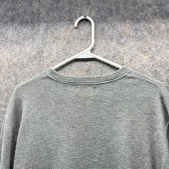Polo Ralph Lauren Sweater Men Medium Gray Sweatshirt Pullover 1967 Fleece - Picture 11 of 12